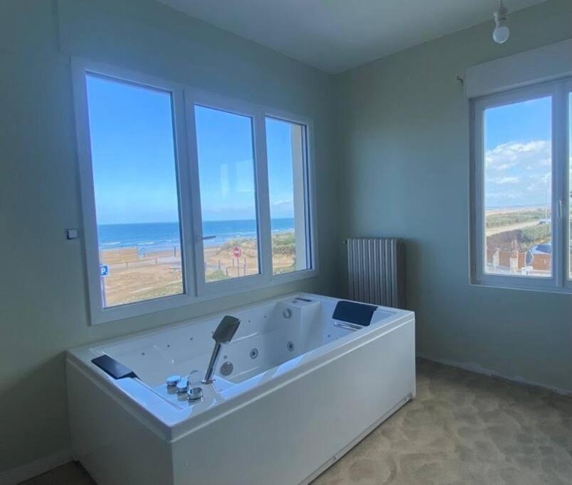 Spa Privatif Face Mer Riva Romantic & Spa Ouistreham Exteriör bild